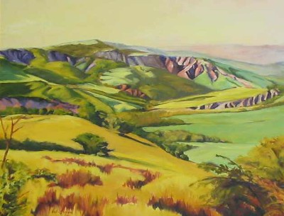 Countryside with Yellow Fields