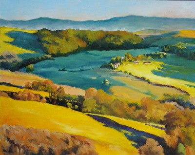 Late October Light, Pieve a Salti Road